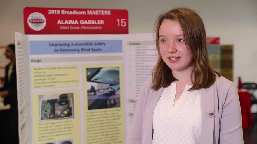 14-Year-Old Girl Finds A Way To Solve The Blind Spot Problem In Cars 14-Year-Old Girl Finds A Way To Solve The Blind Spot Problem In Cars