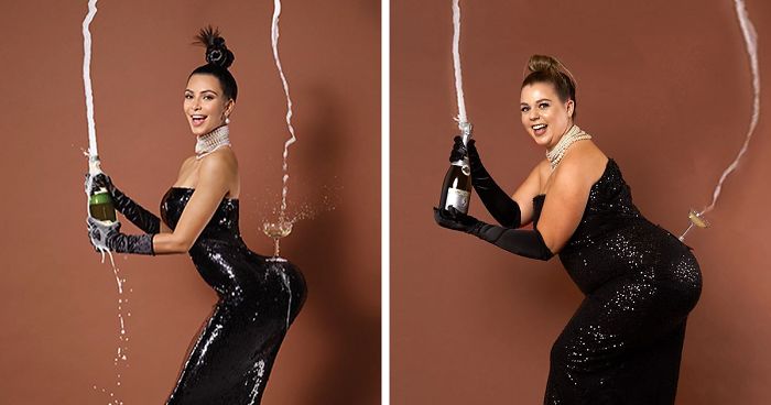 This YouTuber Recreates Famous Photos To Show How They Looked If The Models Were Mid-Sized