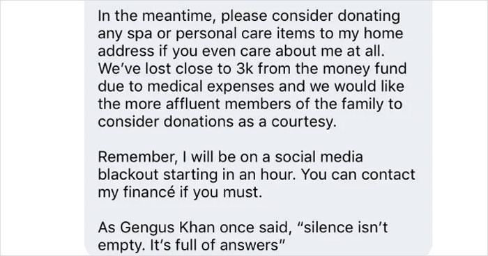 Delusional Bride Cancels Wedding, Thinks It's Okay To Spend The $30K That Guests Donated For It