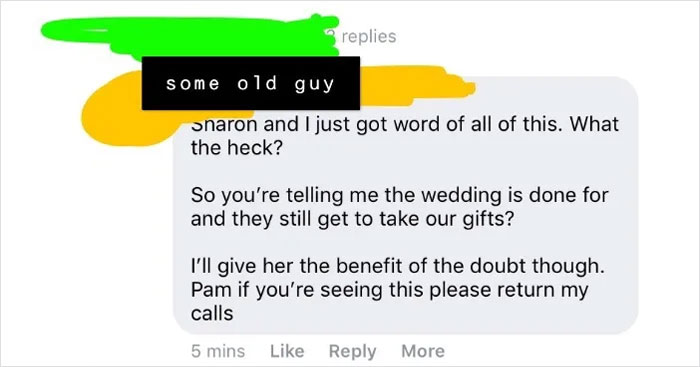 Delusional Bride Cancels Wedding, Thinks It's Okay To Spend The $30K That Guests Donated For It