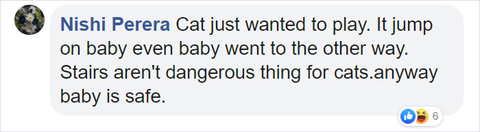 Video Shows Cat Sprinting Over And Saving Baby Who Was About To Fall Down The Stairs Video Shows Cat Sprinting Over And Saving Baby Who Was About To Fall Down The Stairs
