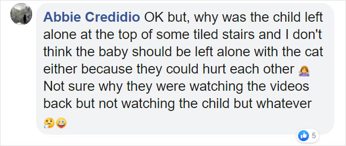 Video Shows Cat Sprinting Over And Saving Baby Who Was About To Fall Down The Stairs Video Shows Cat Sprinting Over And Saving Baby Who Was About To Fall Down The Stairs