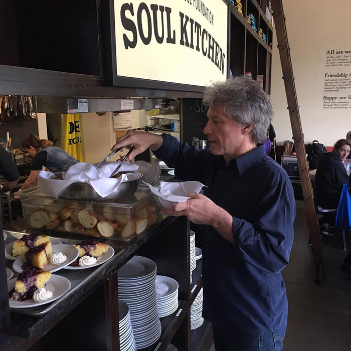 Bon Jovi Opened 2 Restaurants That Allow People In Need To Eat Free Of Charge