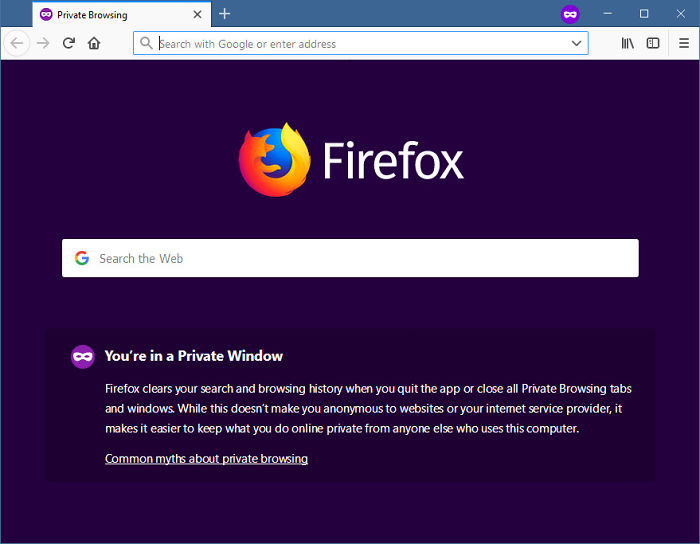 Private Browsing, Such As Incognito Mode, Does Not Protect Users From Being Tracked By Websites Or Their Internet Service Provider