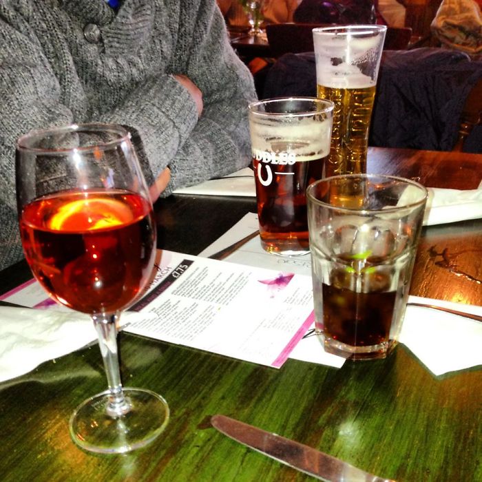 The Order In Which Different Types Of Alcoholic Beverages Are Consumed Does Not Affect Intoxication Or Create Adverse Side Effects