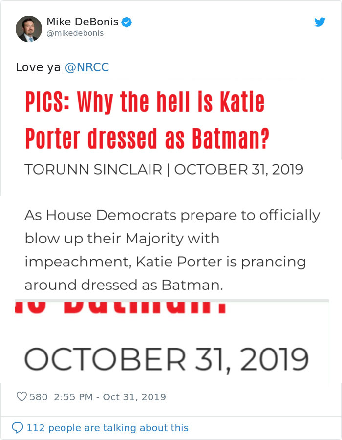 Congresswoman Shows Up To Impeachment Vote In Full Batgirl Costume And It Has Infuriated Some People