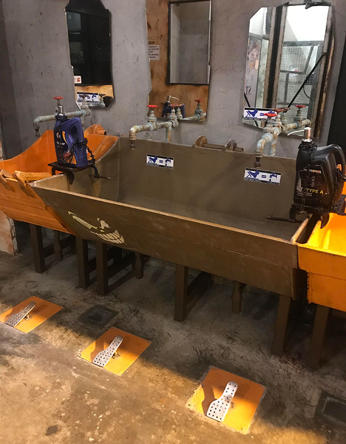 The Bathrooms In This Post-Apocalyptic Themed Restaurant