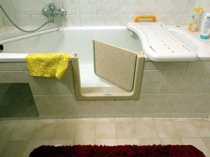 My Grandparents Have A Door Built In Their Bathtub