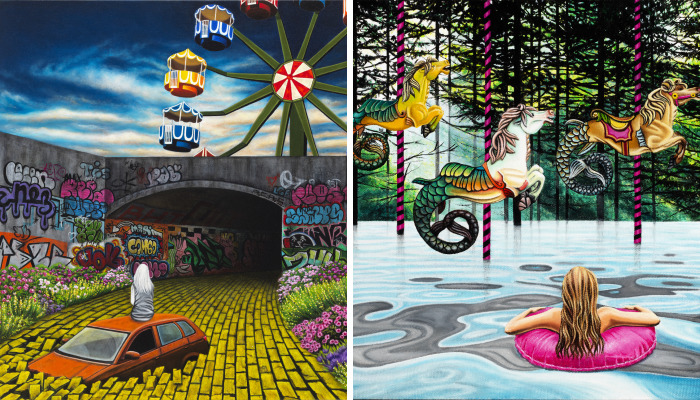 Despite The Fantasy, An Exhibition Of New Fantastical Paintings By Nicole Gordon, On View At Corey Helford Gallery