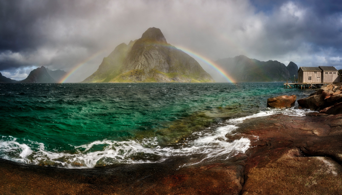 I Photographed Dream Lofoten Rainbows