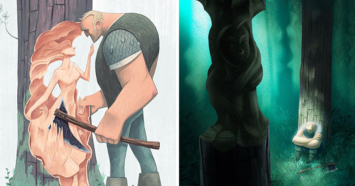 Artist Tells A Heartfelt Story About Loss Through His 12 Illustrations