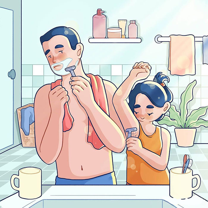 Artist Depicts Her Relationship With Her Boyfriend In 31 Illustrations