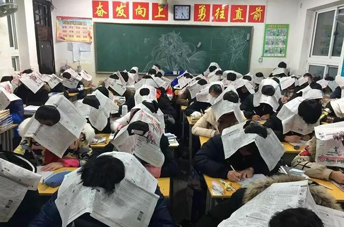 Anti-cheating hats