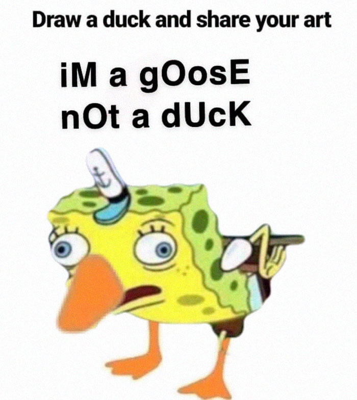 Drawing-Duck-People-Art