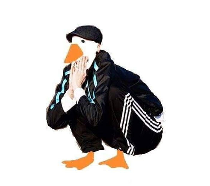 Drawing-Duck-People-Art