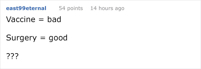 Antivax Parents Take Their Kid To The ER For An Emergency, Get Isolated From The Kid And Other Patients, Flip Off The Doctors Antivax Parents Take Their Kid To The ER For An Emergency, Get Isolated From The Kid And Other Patients, Flip Off The Doctors