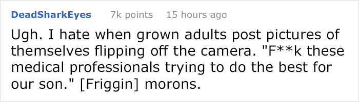 Antivax Parents Take Their Kid To The ER For An Emergency, Get Isolated From The Kid And Other Patients, Flip Off The Doctors Antivax Parents Take Their Kid To The ER For An Emergency, Get Isolated From The Kid And Other Patients, Flip Off The Doctors