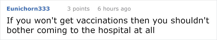 Antivax Parents Take Their Kid To The ER For An Emergency, Get Isolated From The Kid And Other Patients, Flip Off The Doctors Antivax Parents Take Their Kid To The ER For An Emergency, Get Isolated From The Kid And Other Patients, Flip Off The Doctors