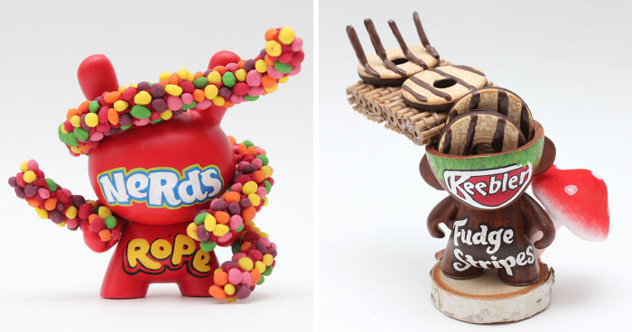 I Participated In Inktober And Made A Custom Toy A Day Inspired By Snacks