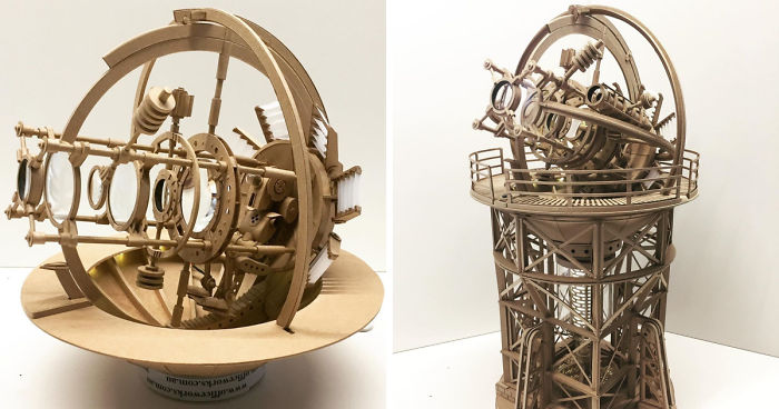 I Have Been Creating Cardboard Sculptures For The Past Couple Of Years