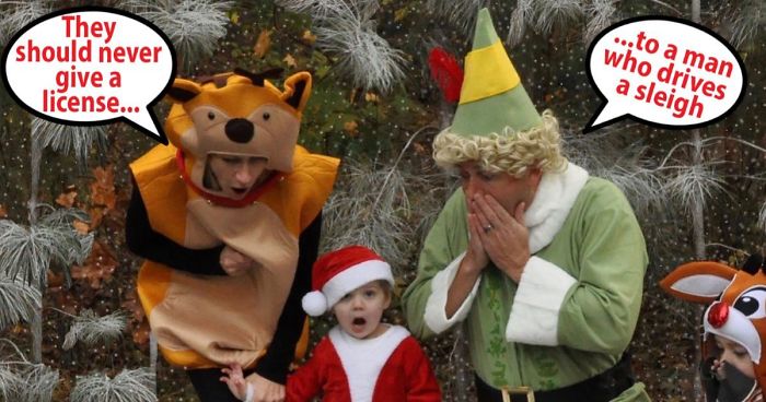 Wacky Holiday Card Alert! Our Family Plays Dress-Up In Spoof Themes For Holiday Cards