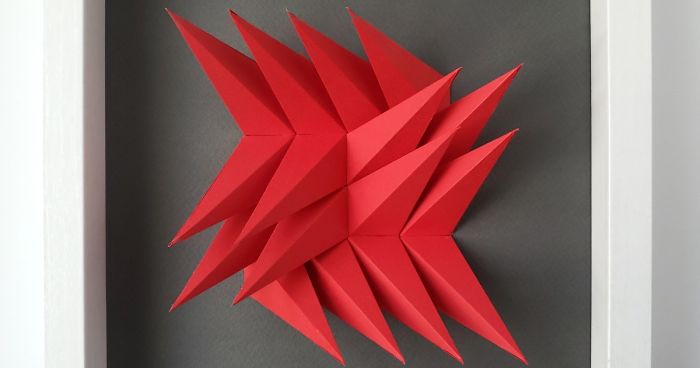 Abstract Shapes Carefully Made From Paper By Zahra Ammar