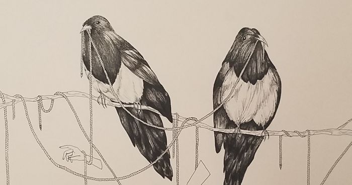 I Draw Pictures That Explore My Anxiety About Life And Death