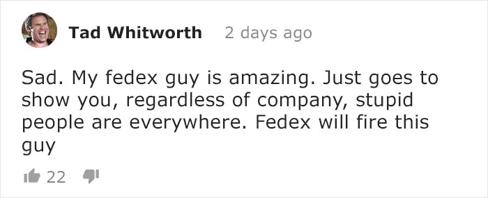 FedEx Delivery Guy Throws A $1500 Lens, Doesn't Know He's Being Recorded FedEx Delivery Guy Throws A $1500 Lens, Doesn't Know He's Being Recorded