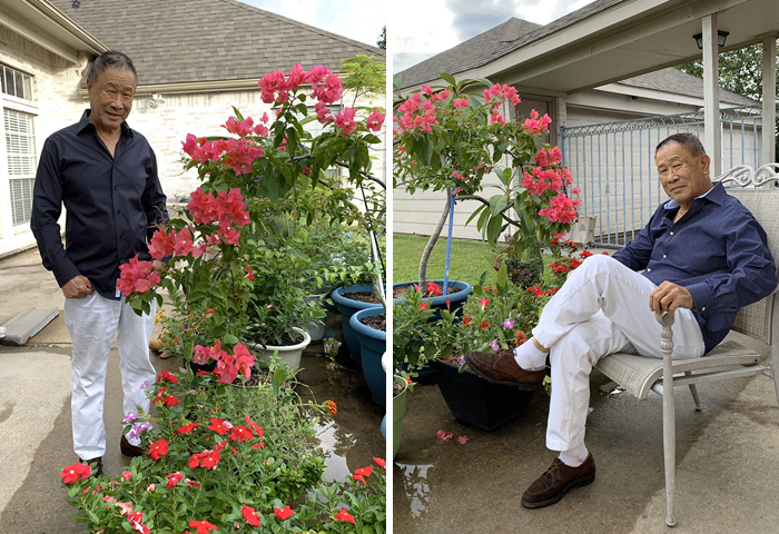 This Stylish Grandma Matches Her Outfits With The Flowers In Her Garden And Goes Viral