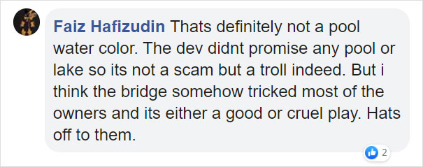 Homeowners Outraged After Realizing Their Builders Built A Plastic Lake Instead Of The Real One Their Pictures Showed