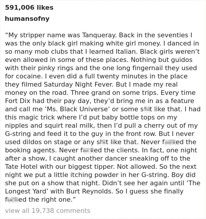 Woman Shares Her Crazily Eventful And Spicy Life Story On 'Humans Of New York' And It Goes Viral