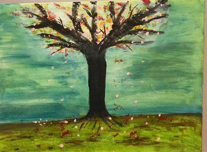 My Very First Paintings Ever , Acrylics,