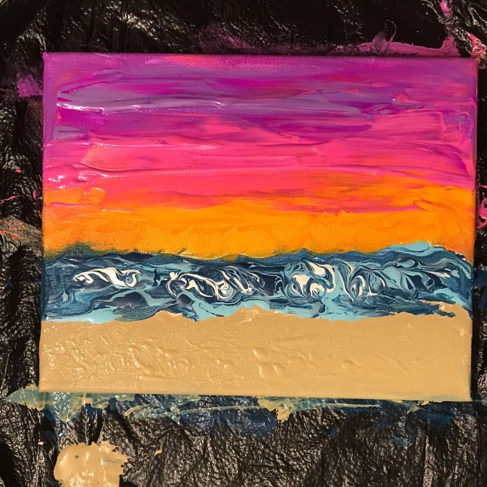 My Very First Paintings Ever , Acrylics,