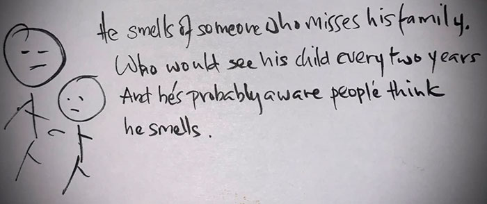 Dad Shows What To Tell Kids If They Complain Strangers Are 'Smelly' In A Comic Dad Shows What To Tell Kids If They Complain Strangers Are 'Smelly' In A Comic
