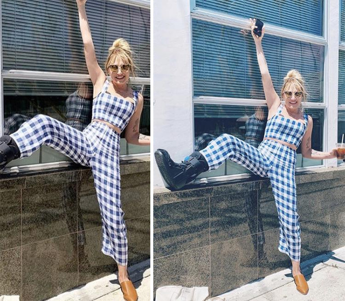 The Photo She Posted vs. The One Her Friend Posted Of Her