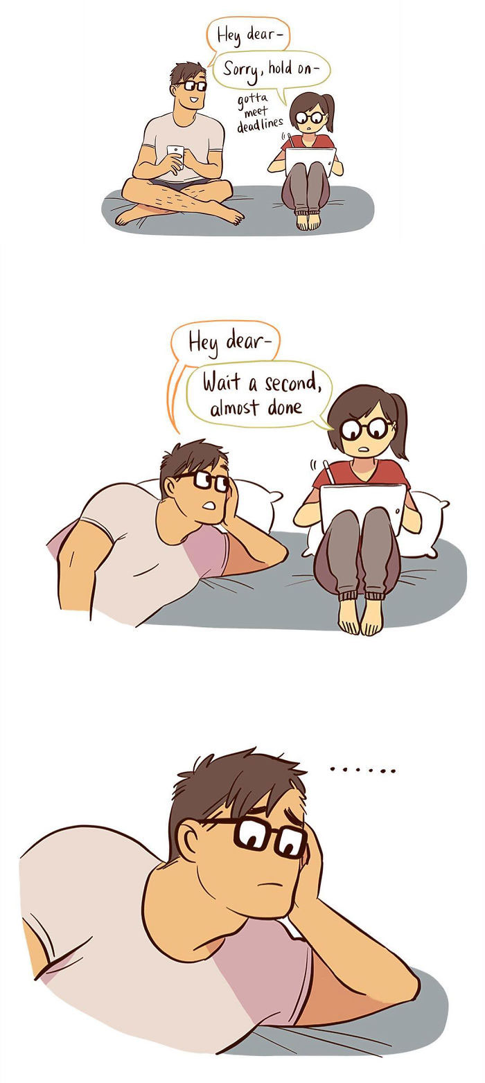 Artist Illustrates Her Relationship With ‘IT Guy’ In 21 Adorable Comics (New Pics)