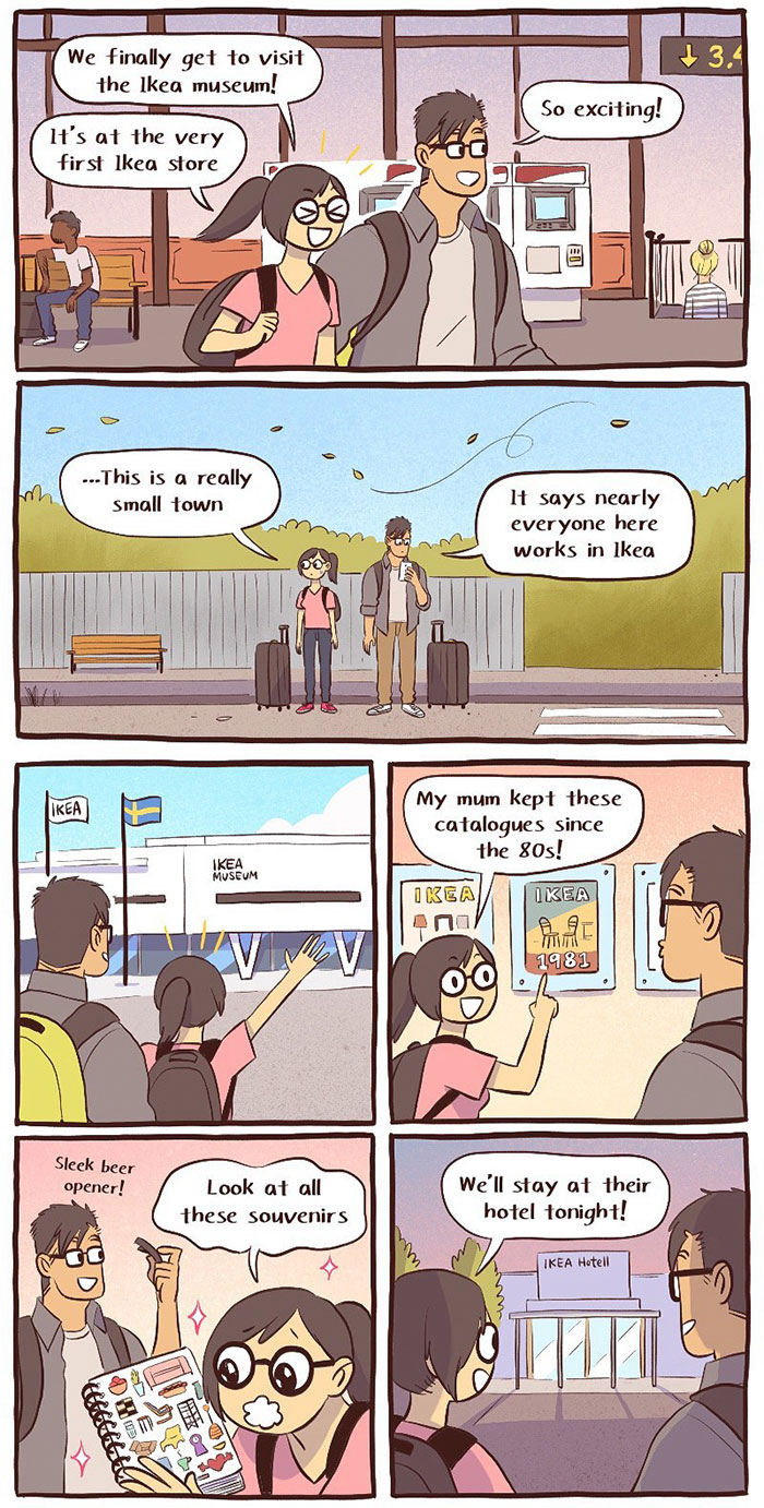 Artist Illustrates Her Relationship With ‘IT Guy’ In 21 Adorable Comics (New Pics)
