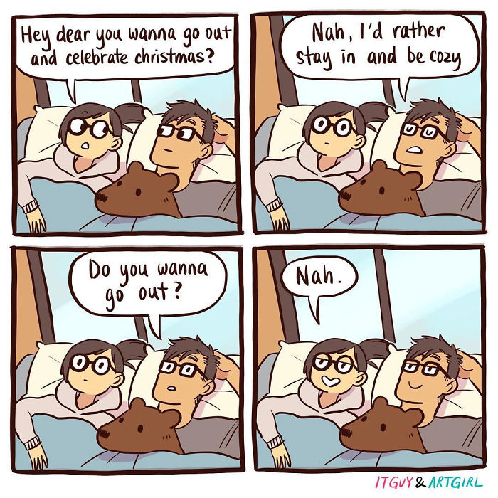 Artist Illustrates Her Relationship With ‘IT Guy’ In 21 Adorable Comics (New Pics)