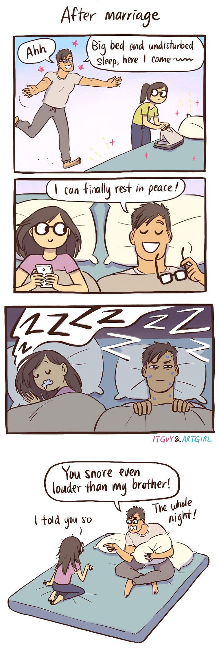 Artist Illustrates Her Relationship With ‘IT Guy’ In 21 Adorable Comics (New Pics)