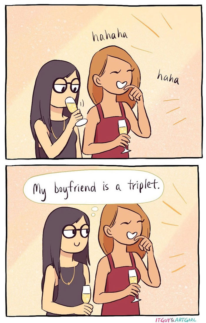 Artist Illustrates Her Relationship With ‘IT Guy’ In 21 Adorable Comics (New Pics)