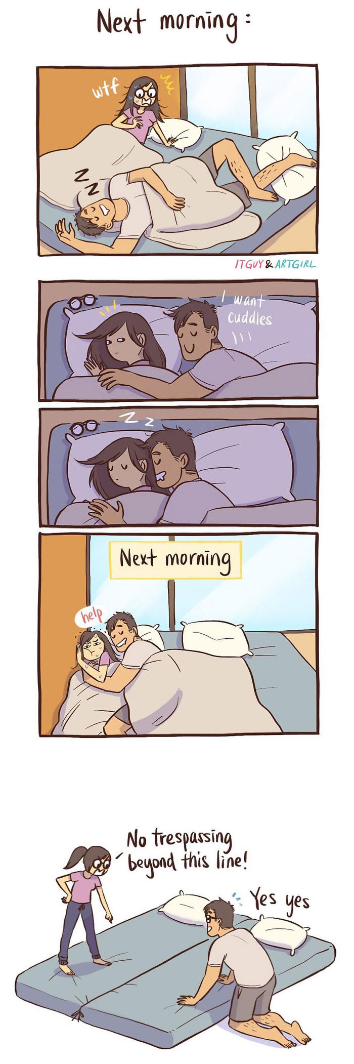 Artist Illustrates Her Relationship With ‘IT Guy’ In 21 Adorable Comics (New Pics) Artist Illustrates Her Relationship With ‘IT Guy’ In 21 Adorable Comics (New Pics)