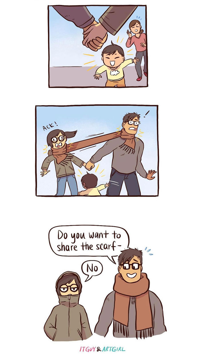 Artist Illustrates Her Relationship With ‘IT Guy’ In 21 Adorable Comics (New Pics) Artist Illustrates Her Relationship With ‘IT Guy’ In 21 Adorable Comics (New Pics)