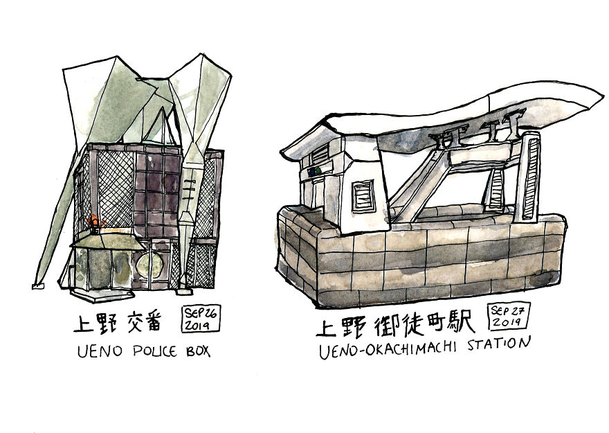 Ueno Police Box And Station