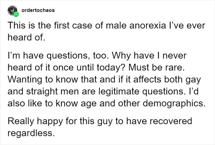 People Have To Explain Guys Can Have Anorexia Too After A Before-And-After Pic Leaves Some In Disbelief