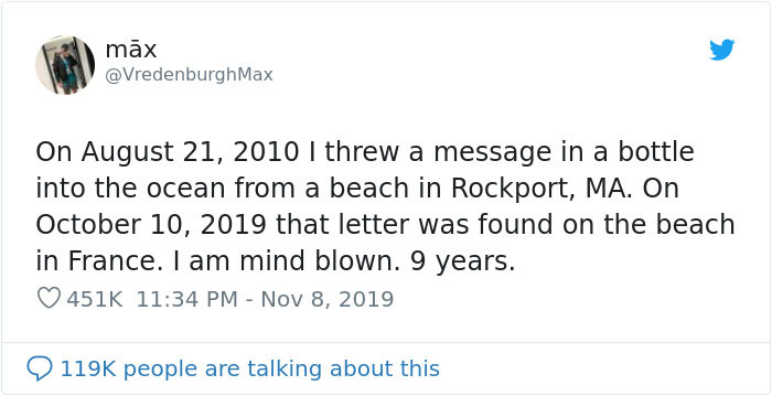 10-Year-Old Decides To Send A Message In A Bottle, And Is Surprised To Receive This Letter 9 Years Later 10-Year-Old Decides To Send A Message In A Bottle, And Is Surprised To Receive This Letter 9 Years Later