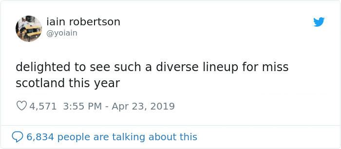 Guy Claiming Miss Scotland Pageant Looks 'Too White' Gets Shut Down With Hilarious Comments