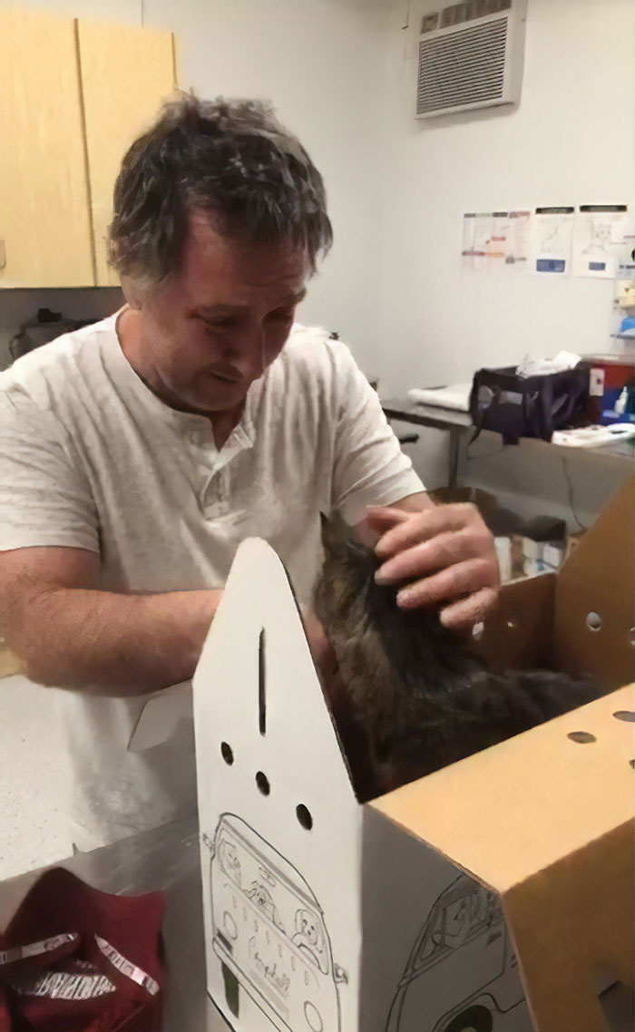 Man Gets Reunited With His 19-Year-Old Cat 7 Years After He Went Missing