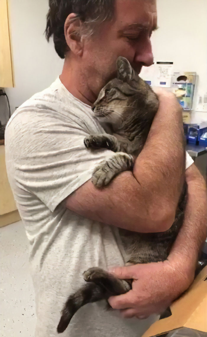 Man Gets Reunited With His 19-Year-Old Cat 7 Years After He Went Missing