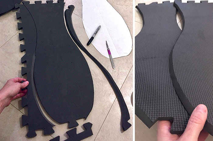 Woman Uses Foam And Toilet Seat Hinges To Create A Moving Rose Costume