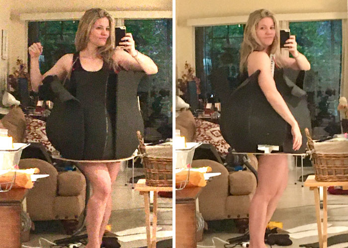 Woman Uses Foam And Toilet Seat Hinges To Create A Moving Rose Costume Woman Uses Foam And Toilet Seat Hinges To Create A Moving Rose Costume